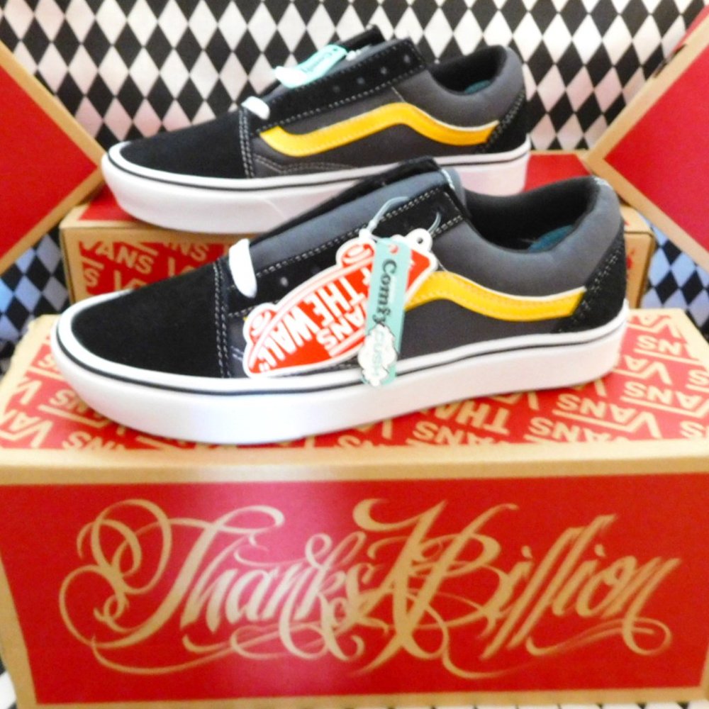 Vans Old Skool Black Grey Comfycush